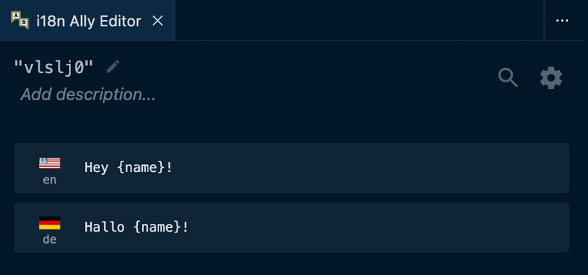 i18n Ally extracted message